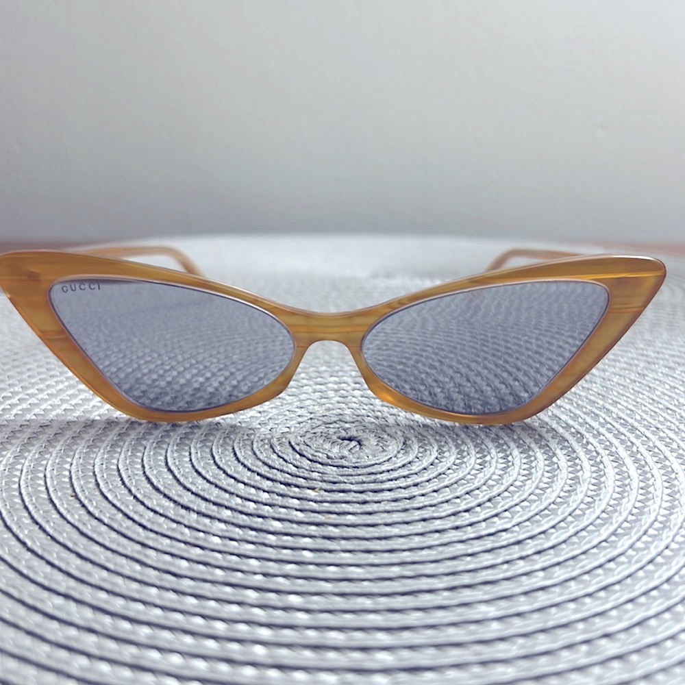 🔥Authentic GUCCI Yellow Mirror Lens Sunglasses